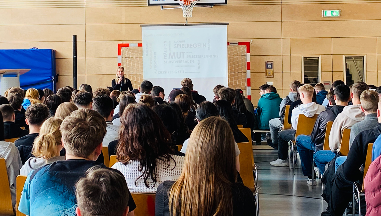 Motivationsvortrag in der Via-Claudia-Realschule Königsbrunn